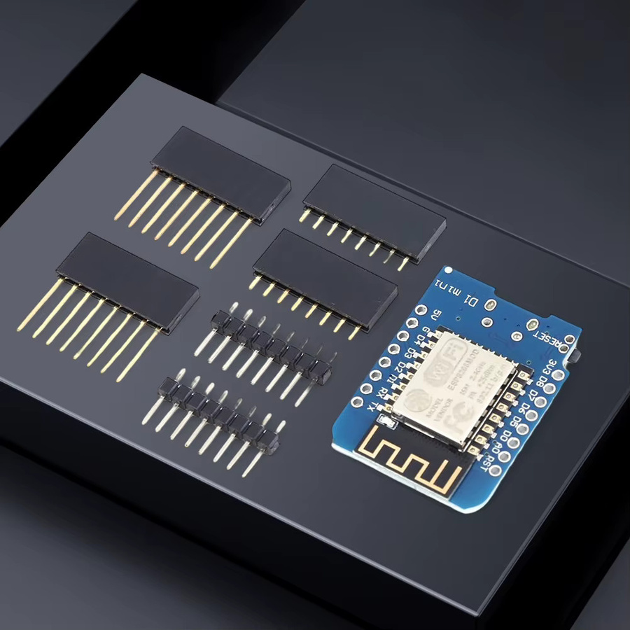 Wemos D1 Mini ESP8266 WIFI Entwicklung Board mit USB-C Anschluss und ESP-12F Modul in Blau - Bild 2