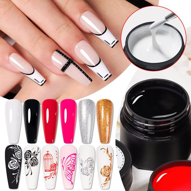 AWStorG Nail Art Painting Gel, Schimmernd, 5 g - Bild 1
