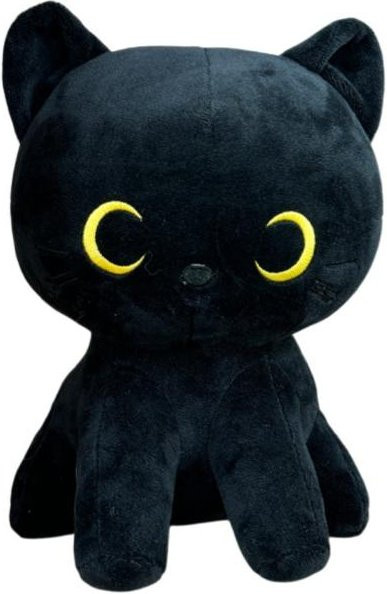 Yiran toy Schwarze Katze Plüschtier, 25cm - Bild 1