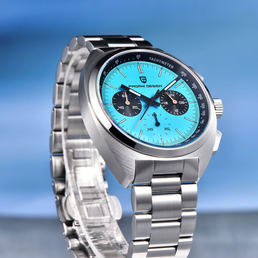 Pagani Design Chronograph, Quarz, Edelstahl, Saphirglas, Herren - Bild 3