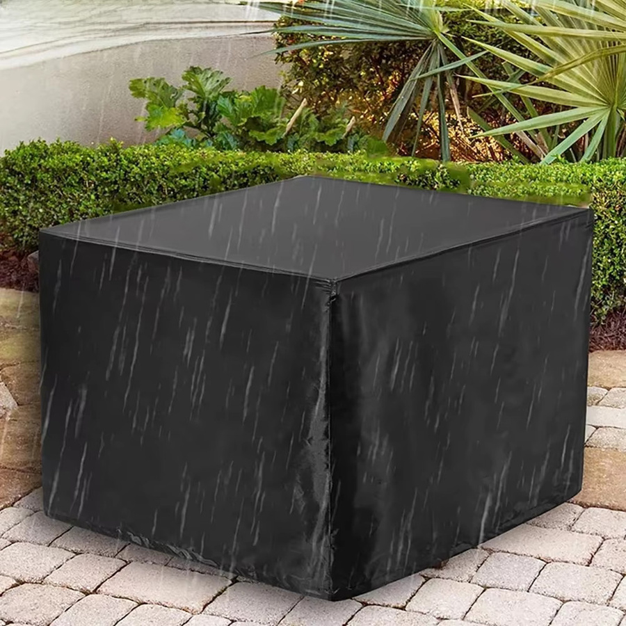 MY·BAKERMAN Wasserdichte Outdoor-Gartenmöbel-Abdeckung für Esszimmerstühle, Schwarz - Bild 4