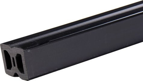 WPC-Unterkonstruktion in Grau, B/H/T: 220 x 4 x 3 cm - Bild 1