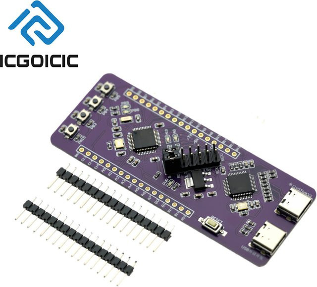 STM32F103C8T6 Entwicklungsboard mit On-Board ST-LINK/V2, USB-C, 72 MHz Cortex-M3, Violett - Bild 1