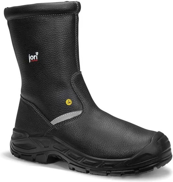 Elten Sicherheitsschuhe Jo TOUGH High ESD S3 Schlupfstiefel aus Rindleder in Schwarz, Größe 40 - Bild 1