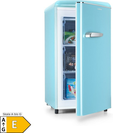 Klarstein Gefrierschrank Chest Blue mit 60 Litern Volumen