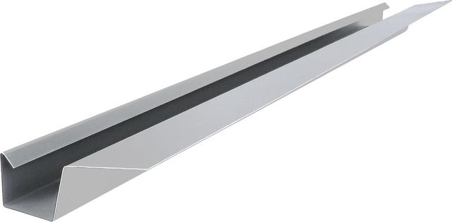 Smart Cover Solution Kastenrinne aus verzinktem Stahl, Silber, B/H/L: 3,5 x 7,0 x 100 cm - Bild 1
