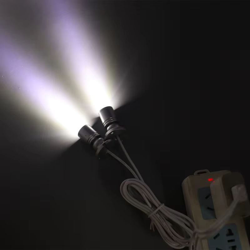 KAISANXINYI LED Spot Licht USB 5V 3W, Oberfläche Montiert, Drehbarer Mini Strahler in Weiß für Schrank, Vitrine und Küche - Bild 3