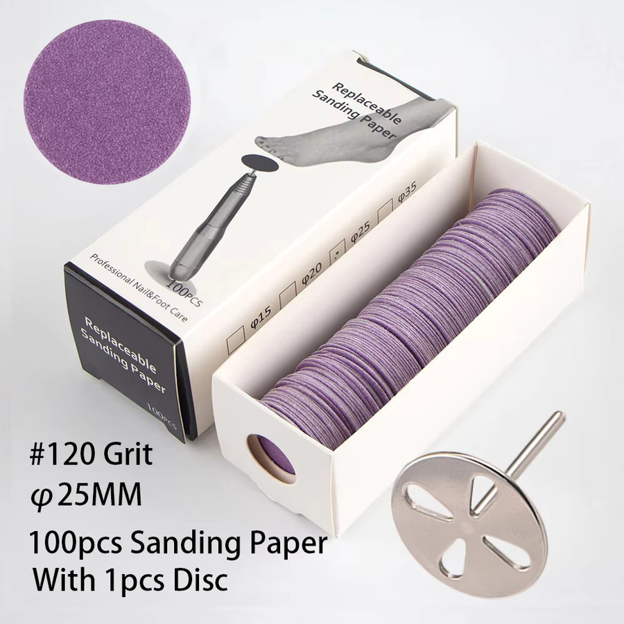FILI Pediküre Set, Austauschbare Schleifpapier Discs, Unisex - Bild 2