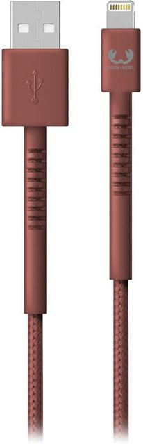 Fresh N Rebel USB-A auf Lightning-Kabel in Safari Red, 2,0 m - Bild 1