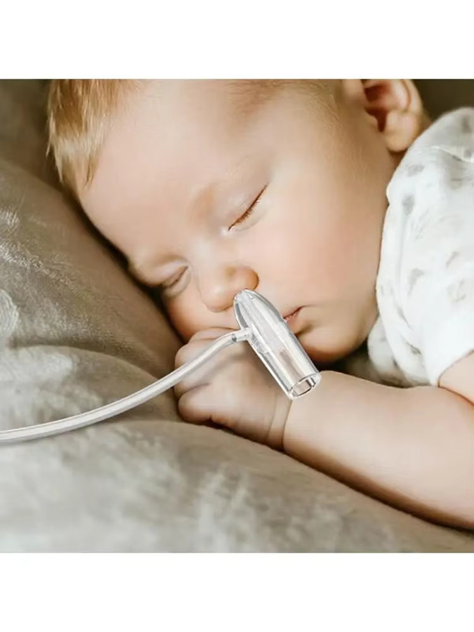 J15U Hand-Nasensauger zur Nasenreinigung für Kleinkinder und Neugeborene, transparent - Bild 3