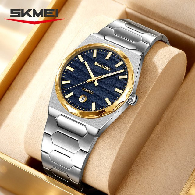 SKMEI Armbanduhr, Quarz, Analoguhr, Edelstahl, Herren - Bild 1