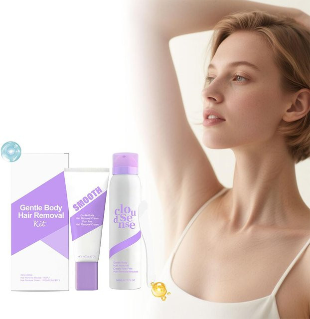 CloudSense Körperhaarentfernungs-Set mit Schaum, Unisex - Bild 1