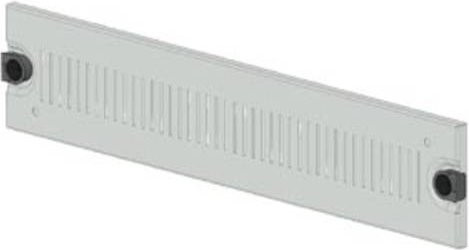 Siemens Blende 8PQ2010-8BA02 aus Stahlblech in Lichtgrau, B: 80 cm, H: 40 cm, T: 10 cm - Bild 1