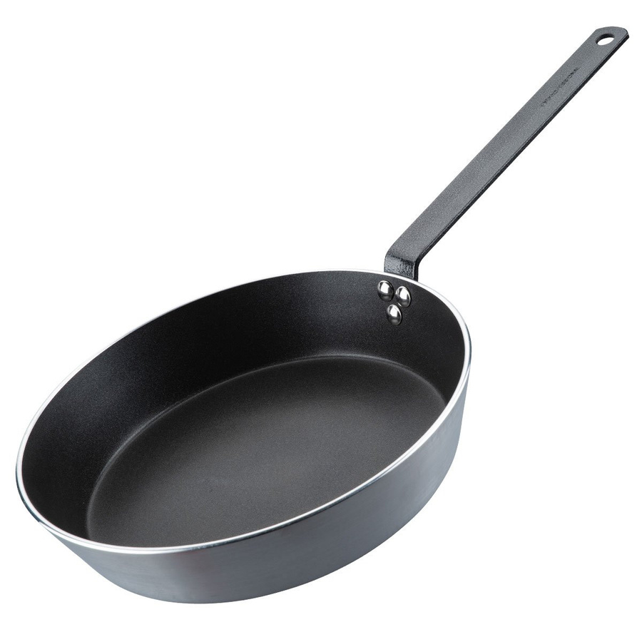 FMprofessional Profi Bratpfanne Resist mit Antihaftbeschichtung aus Aluminium und Keramik, Schwarz, Durchmesser: 28 cm - Bild 2