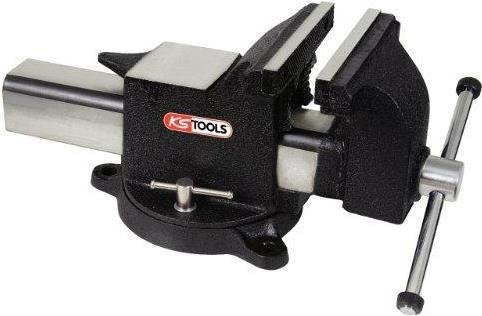 KS TOOLS Parallel-Schraubstock aus Edelstahl in Schwarz - Bild 1