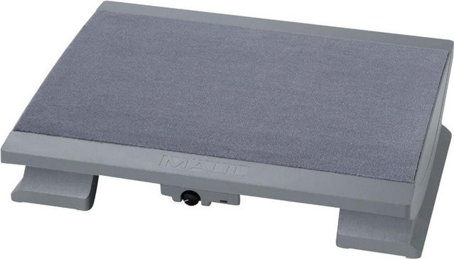 Ergonomische MAUL Fußstütze Komfortabel mit Teppichbelag in Grau, B/T: 45 x 39 cm - Bild 1