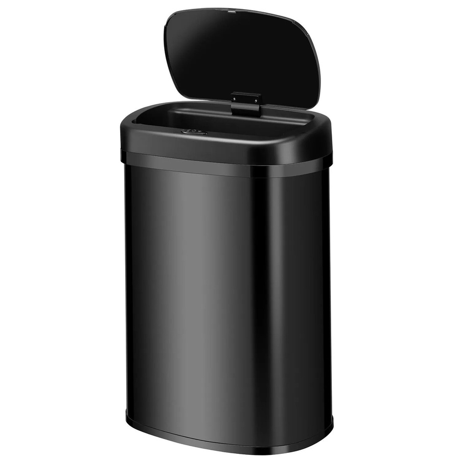 Juskys Automatik Mülleimer mit Sensor 50L Schwarz B/T/H: 40 x 29 x 58 cm - Bild 3