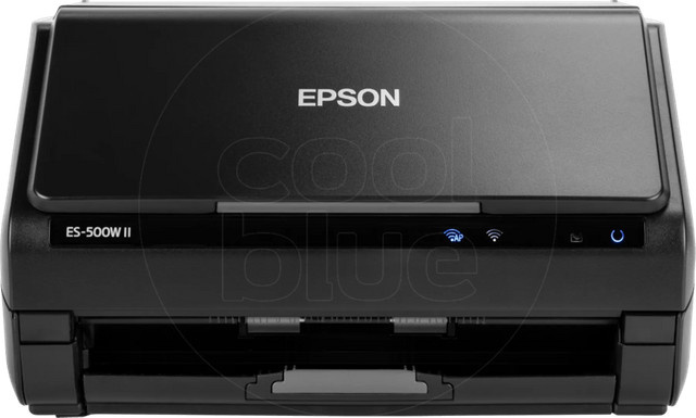 Epson WorkForce ES-500W II Dokumentenscanner mit Duplex-Funktion, Wi-Fi und USB-C, 600 dpi, 35 Seiten/Min. und 100 Blatt Dokumenteneinzug in Schwarz - Bild 1