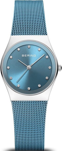 Bering Damenuhr, Quarz, Edelstahl, Blau, 27 mm, 3 ATM - Bild 1