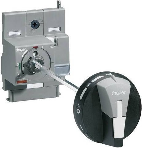 Hager Drehantrieb HXA031H in Grau - Bild 1
