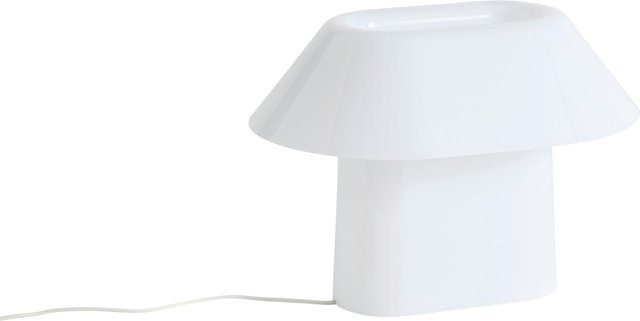 HAY Drome Tischleuchte in Weiß, dimmbar und minimalistisch mit ovalem Design - Bild 1