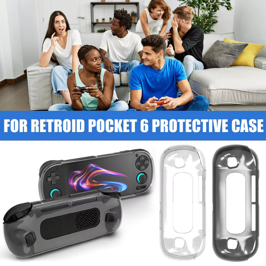 Transparente TPU-Schutzhülle für Retroid Pocket 6, kratzfeste und sturzsichere Softcase-Gummihülle - Bild 4