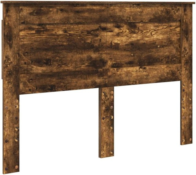 vidaXL Kopfteil aus Holzwerkstoff in Geräucherte Eiche, Breite: 140 cm - Bild 1