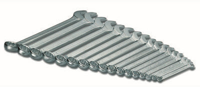 Cimco Maulringschlüssel-Satz 17-teilig aus Chrom-Vanadium in Silber, Schlüsselweite 6 - 22 mm - Bild 1