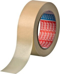 tesa Masking Tape 4329 Papier Klebeband Pastellgelb Breite: 50 mm, Länge: 50 m - Bild 1