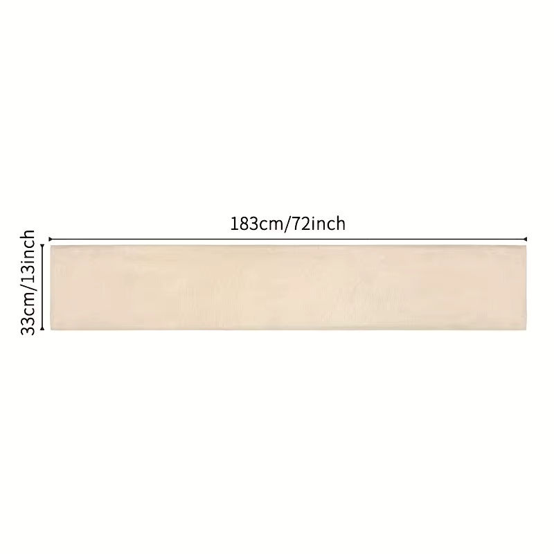 Tischläufer aus Leinen von BohemiaKitchen in Beige für deine Tischdekoration - Bild 3
