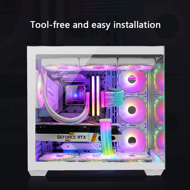 UPSIREN Biegsame ARGB-Lichtplatine in Schwarz Multicolour für Grafikkarte und Motherboard als dekorativer Lichtstreifen - Bild 6