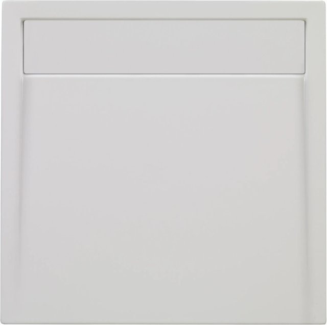 Ottofond Duschwanne Plateau rechteckig Weiß B: 100 cm, T: 80 cm, H: 4 cm - Bild 1