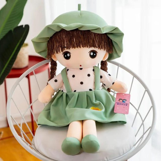 Kidsly Plüsch Mädchenpuppe, Stofftier, 45cm, Bunt / Mehrfarbig - Bild 1