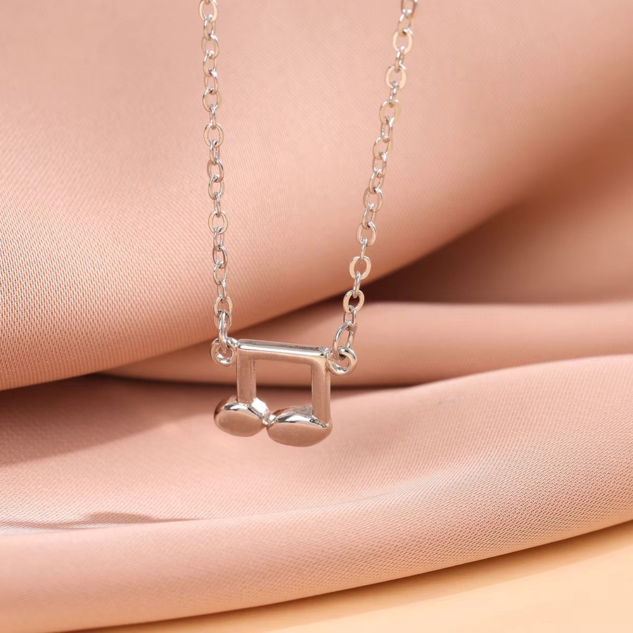 GaGa-Duck Anhänger 925 Silber, Musiksymbol, Damen - Bild 2