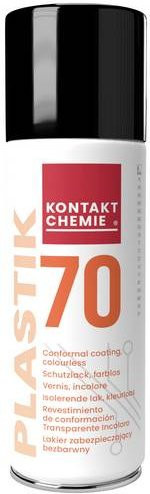 Kontakt Chemie PLASTIK 70 74309-AH Isolier- und Schutzlack, transparent, 200 ml - Bild 1