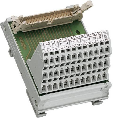 WAGO 289-617 Übergabebaustein für Flachbandkabel Stecker in Grau - Bild 1