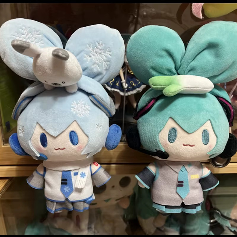 Bandai Hatsune Miku Schnee Serie Plüsch Puppe, 15 cm - Bild 2
