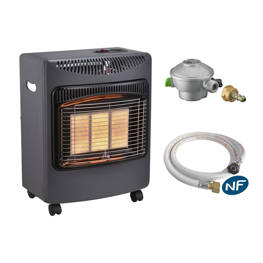 Sannover Gasheizofen Infrarot Daris 4200 W mit Verbindungsset - Bild 2