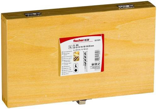 Fischer Schlangenbohrer-Set D-WL 230, 6-teilig - Bild 1
