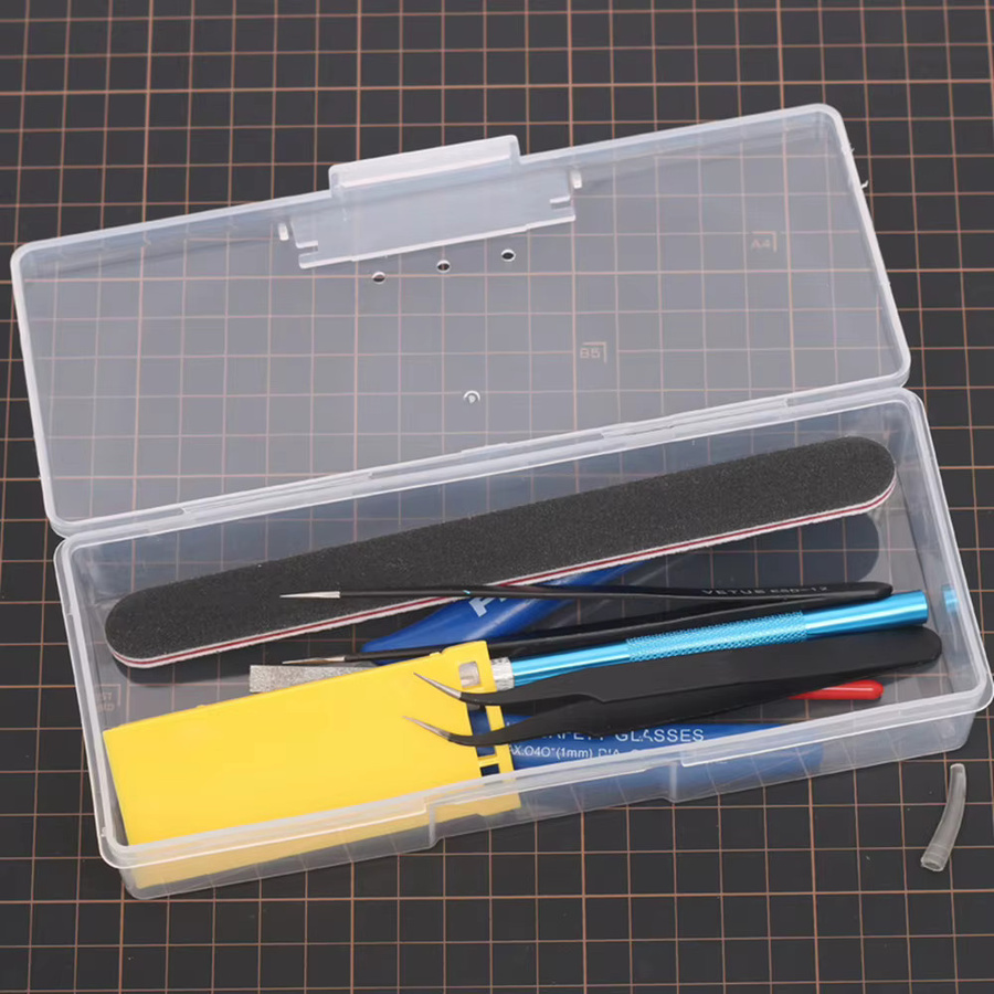 SANMERSEN Modellbau Werkzeug-Set mit Scalpel #11 und Gravurmessern aus Metall in Silber und Bunt - Bild 5