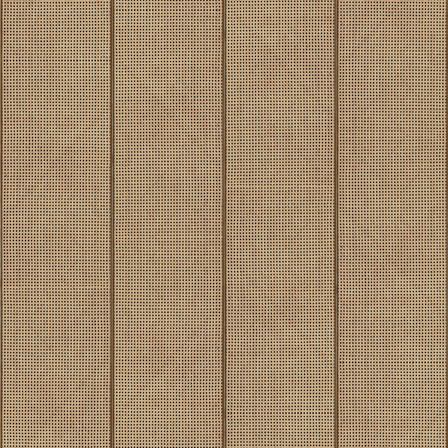 NLXL Tapete Natural Webbing MRV-20 in Braun und Beige, Vlies, gestreift - Bild 1