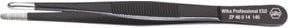Wiha Universalpinzette Professional ESD Typ 40 aus Edelstahl in Schwarz, Länge: 145 mm - Bild 1