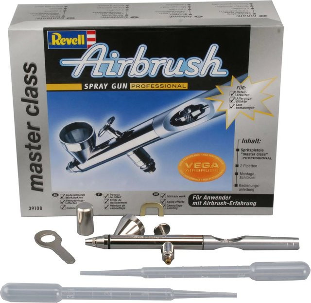 Revell Professional Master Class Airbrush, Zubehör, Grau, Metall - Bild 1