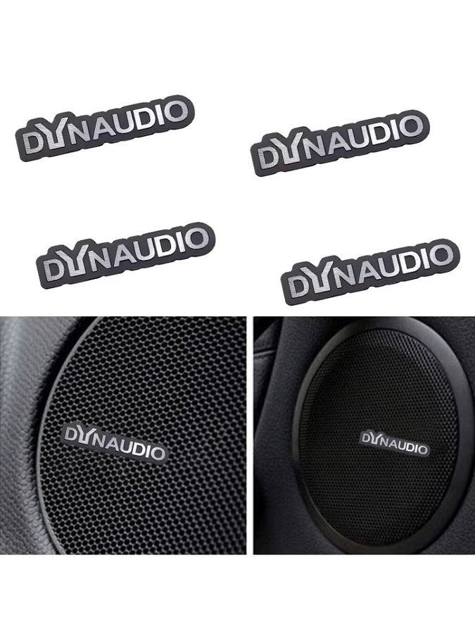 Dynaudio Metall Emblem Set für Auto Hi-Fi Lautsprecher in Silber - Bild 4