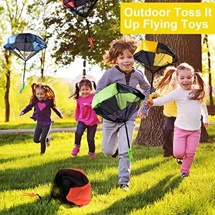 Airun Outdoor-Kinderspielzeug mit Fallschirm Mini-Soldaten rot 3-6 Jahre - Bild 6