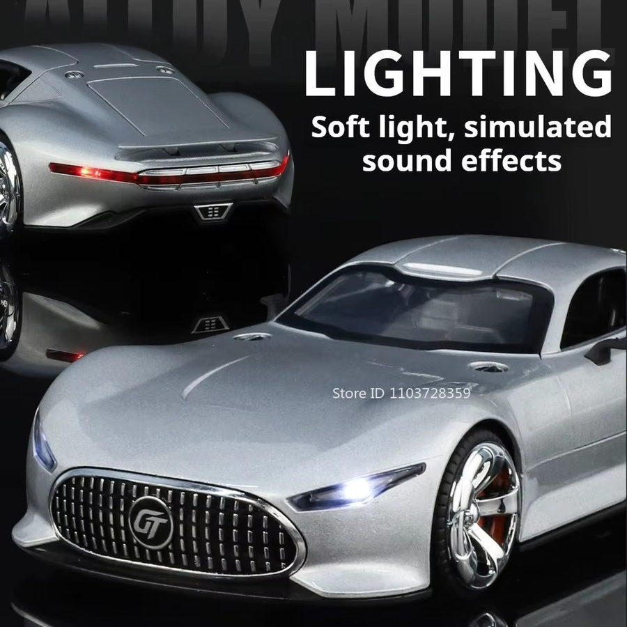 RMZ city GT SLR Modellauto, 1:24, mit Licht und Sound, Rückziehfunktion - Bild 2