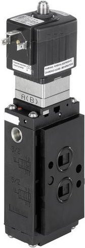 Bürkert Pneumatikventil 6519 20000911 in Schwarz mit maximal 10 bar - Bild 1
