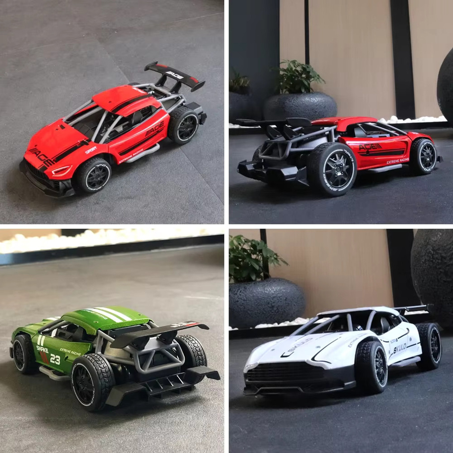 CONUSEA Drift Auto Racing Fahrzeug, 1:24, ferngesteuert, Metall, Gelb - Bild 5
