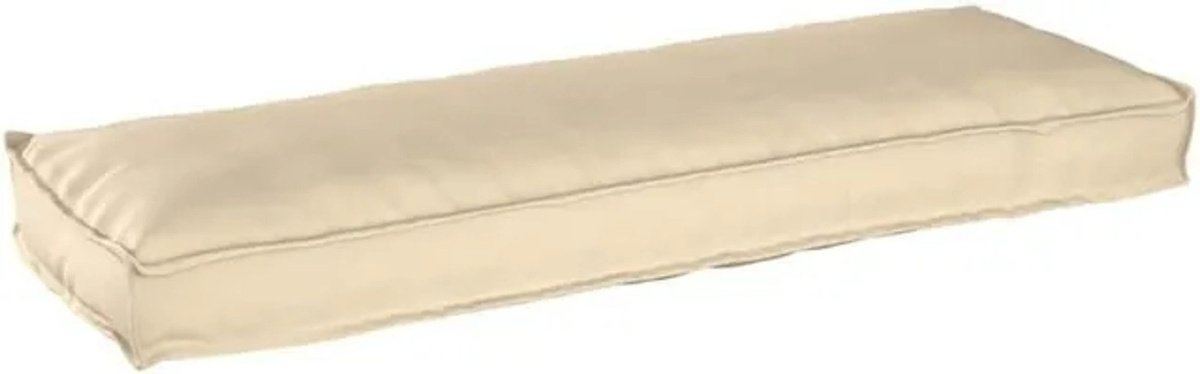 Vidaxl Palettenkissen für Bank in Beige aus Oxford-Stoff, B/T/H: 120 x 40 x 8 cm - Bild 1