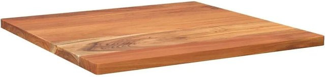 vidaXL Tischplatte aus Akazien-Massivholz, quadratisch, braun, B: 50 cm, T: 50 cm, H: 2,5 cm - Bild 1